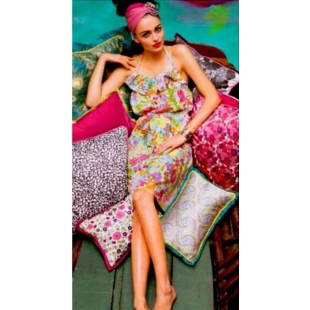 Liberty of London for Target Chiffon‎ Ruffle Vacation Sundress Floral Size XL